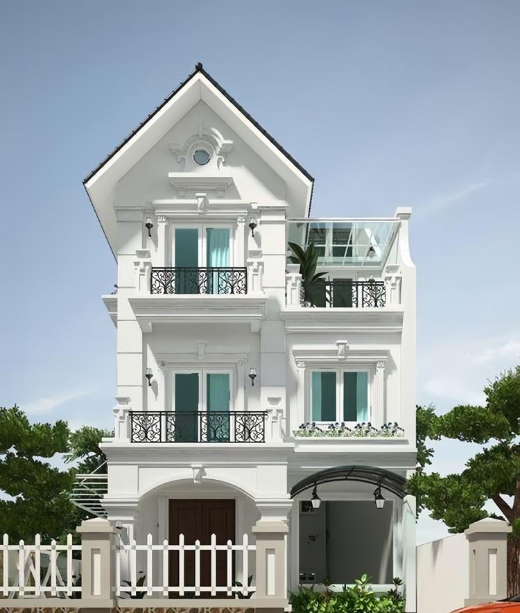 Thiết kế nhà ống 3 tầng đẹp, phù hợp ở khu vực nông thôn