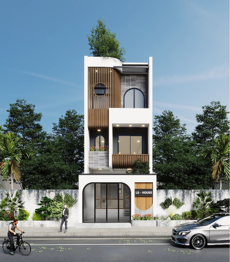 Mẫu nhà ống 3 tầng hiện đại, thời thượng nhất hiện nay