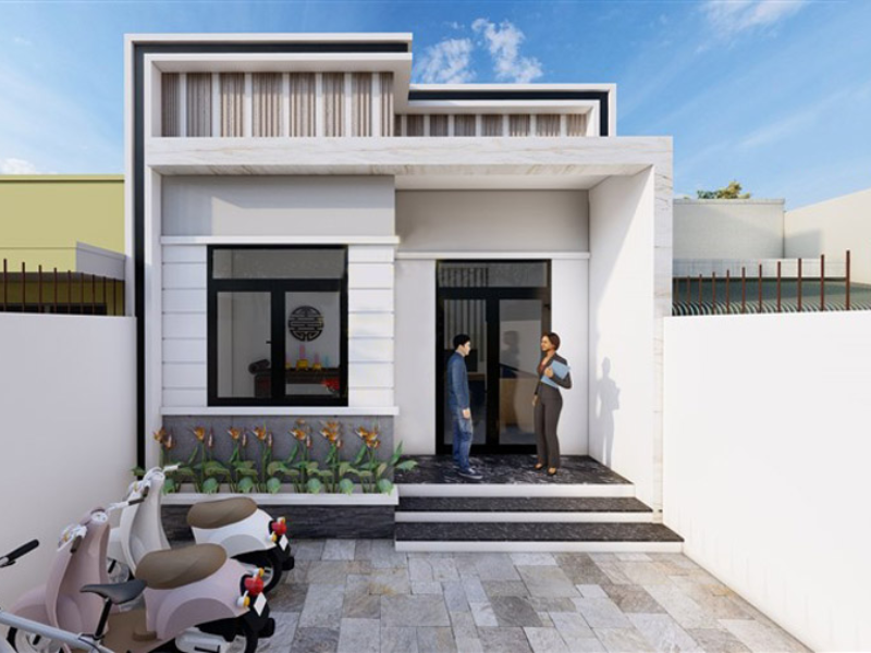 Mẫu nhà cấp 4 đẹp giá rẻ 300 triệu tiện nghi, xu hướng