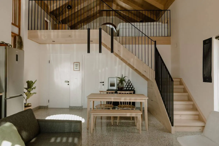 Mẫu nhà cấp 4 gác lửng 200 triệu phong cách Bắc Âu