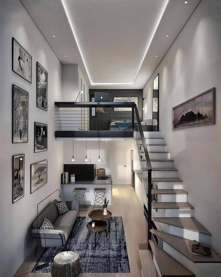 Mẫu nhà cấp 4 gác lửng 200 triệu phong cách hiện đại