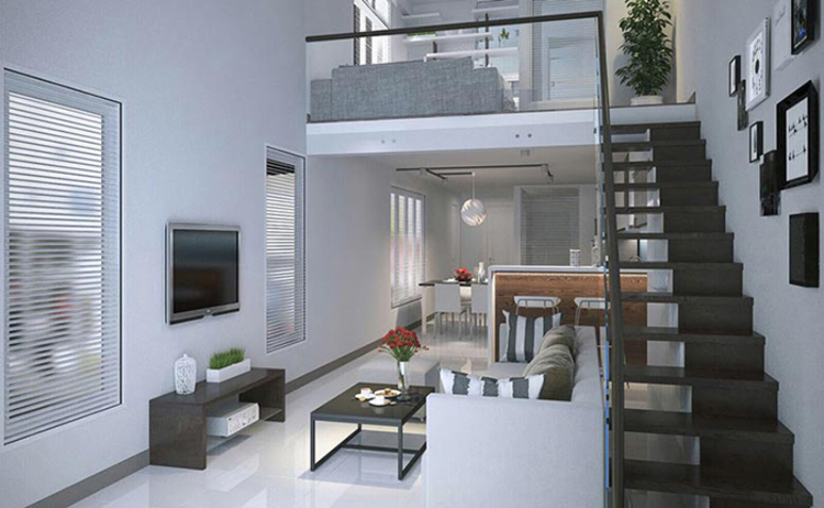 Chi phí xây dựng nhà gác lửng 2 phòng ngủ tùy thuộc vào nhiều yếu tố 