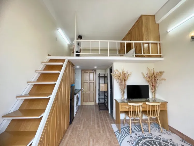 Mẫu nhà ống cấp 4 gác lửng 200 triệu