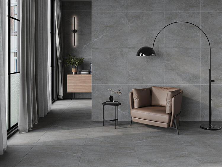 Vật liệu ốp tường phòng khách, phòng ngủ bằng gạch men