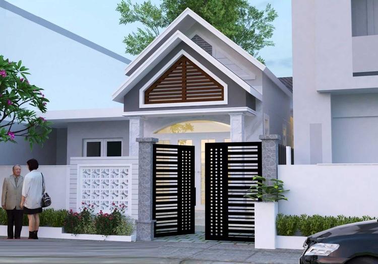 Mẫu nhà cấp 4 có gác lửng 4x13m đẹp, ấn tượng 