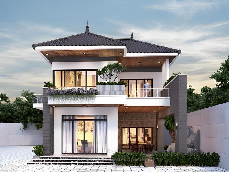 Chi phí xây nhà 2 tầng đẹp gồm chi phí thiết kế, phần thô, nội thất