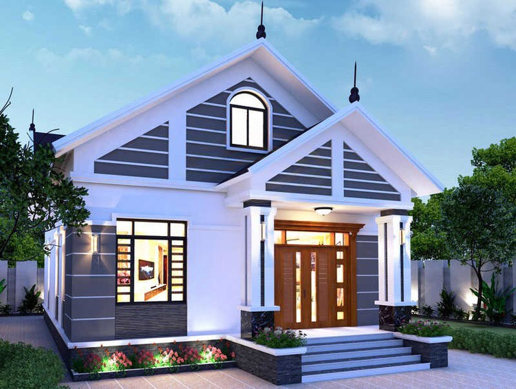 Nhà cấp 4 3 phòng ngủ 300 triệu mái Thái tối ưu không gian