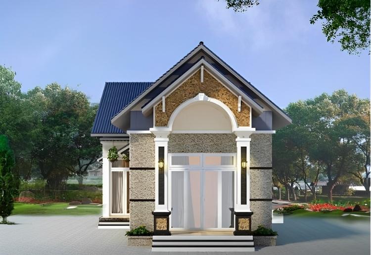 Mẫu nhà cấp 4 đẹp 5x20 mái Thái hiện đại được ưa chuộng