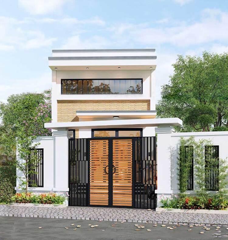 Mẫu nhà cấp 4 đẹp 5x20 có gác lửng hiện đại nhất hiện nay