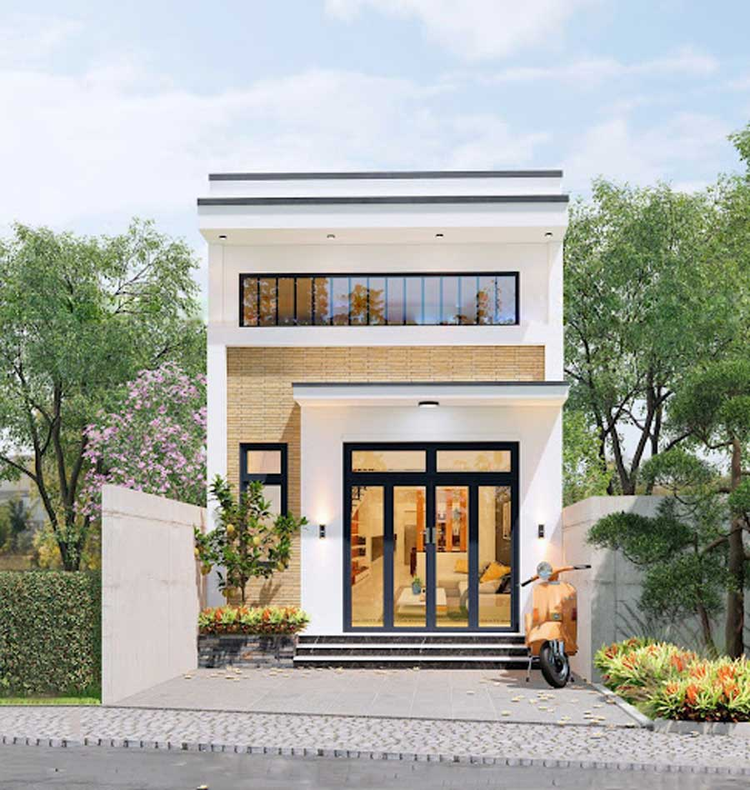 Ý tưởng thiết kế nhà cấp 4 gác lửng 200 triệu