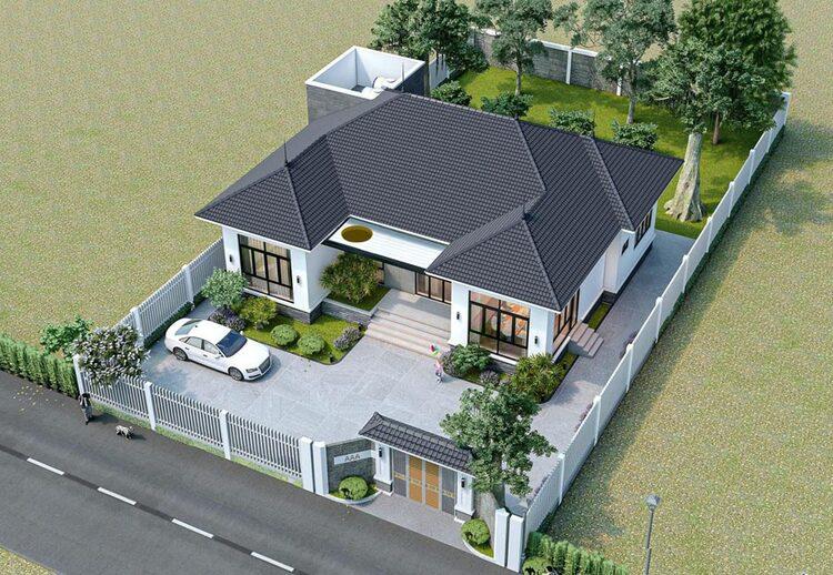 Dự trù ngân sách và lên kế hoạch xây nhà cấp 4 mái Nhật 4 phòng ngủ