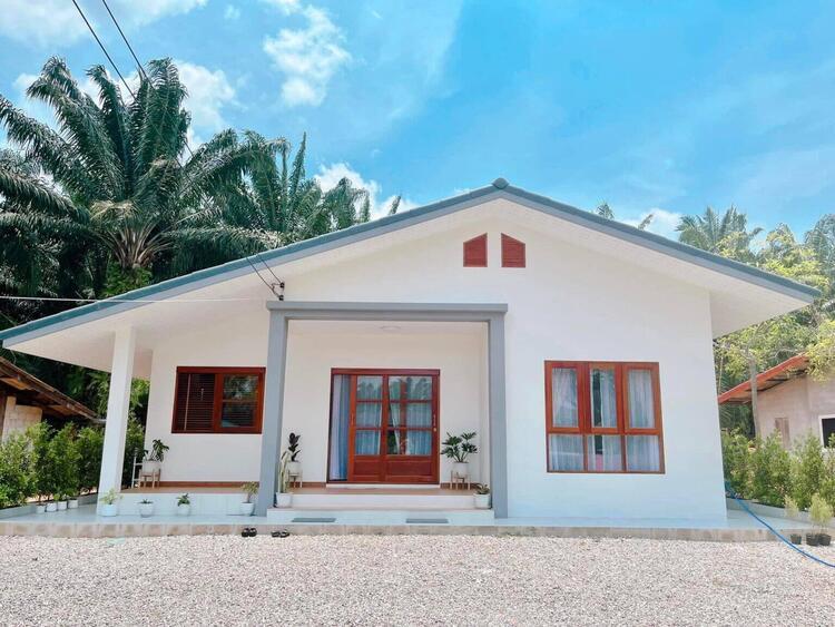 Mẫu nhà cấp 4 Thái ở nông thôn đơn giản, gần gũi giá 150 triệu