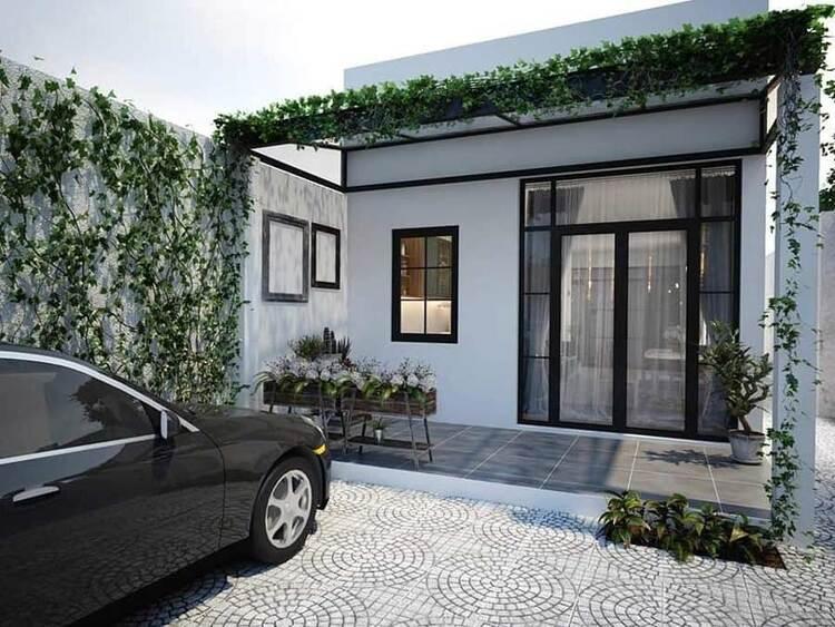 Mẫu nhà cấp 4 3 phòng ngủ 300 triệu cho vợ chồng trẻ