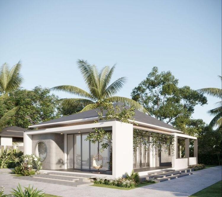 Mẫu nhà vườn cấp 4 mái Nhật 3 phòng ngủ sang trọng, thượng lưu