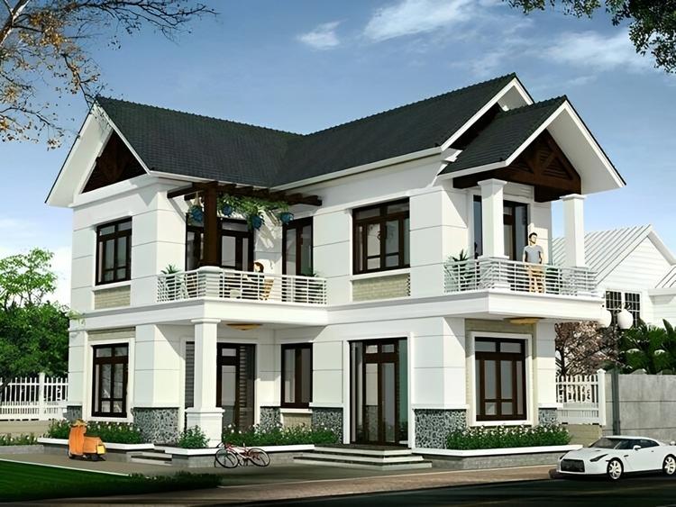 Mẫu thiết kế nhà đẹp 2 tầng chữ L giá 1 tỷ hiện đại và tối ưu không gian sống