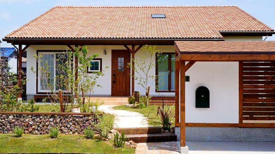 Mẫu nhà cấp 4 nông thôn 250 triệu kết hợp sân vườn đẹp, thoáng đãng ở vùng ngoại ô