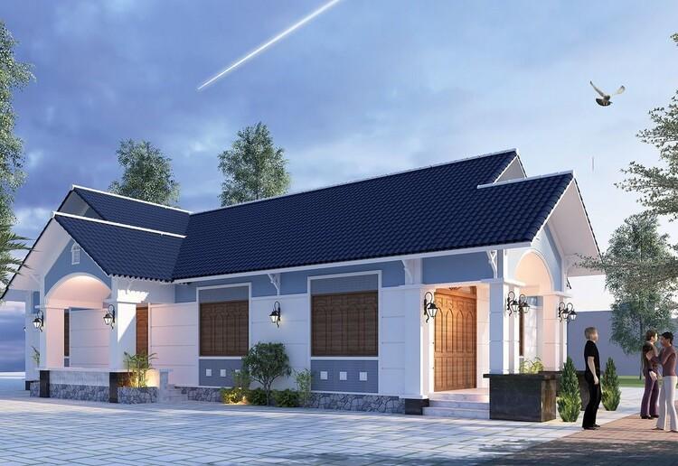 Nên lựa chọn đơn vị thi công uy tín khi xây nhà cấp 4 chữ L mái tôn