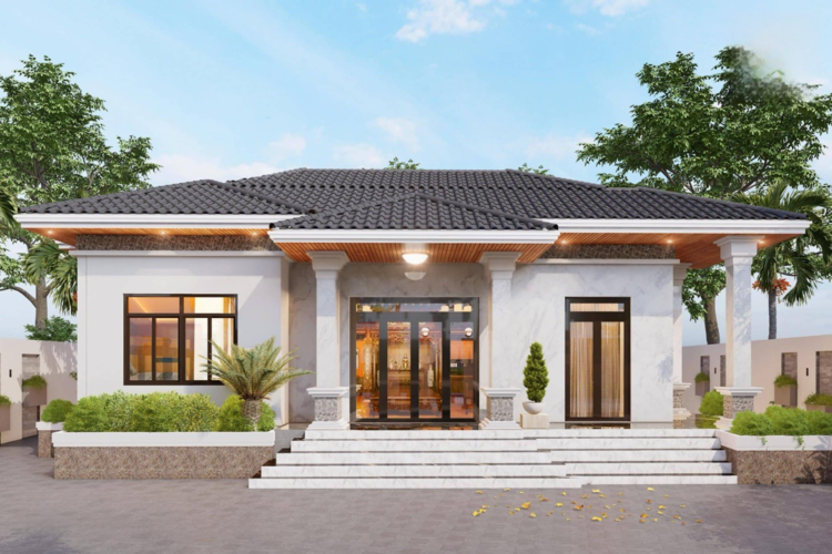 Nhà cấp 4 mái Nhật có không gian thoáng đãng nhờ vào thiết kế nội thất thông minh