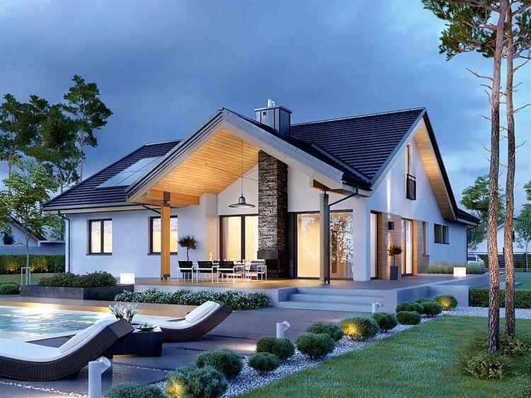 Mẫu biệt thự nhà vườn mái Thái cấp 4 độc đáo