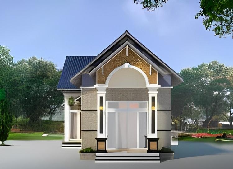 Mẫu nhà cấp 4 mái Thái 40m2 có đầy đủ công năng