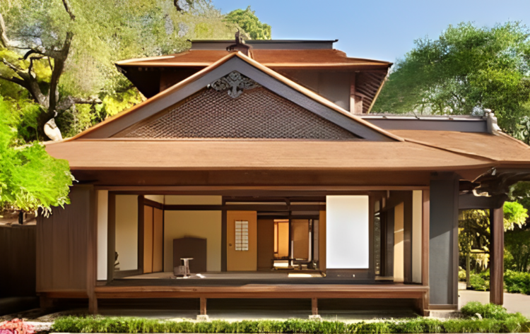 Mẫu nhà sàn mái Nhật với thiết kế tối giản, thanh lịch 