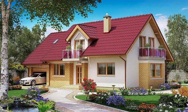 Mẫu nhà vườn đẹp ở nông thôn