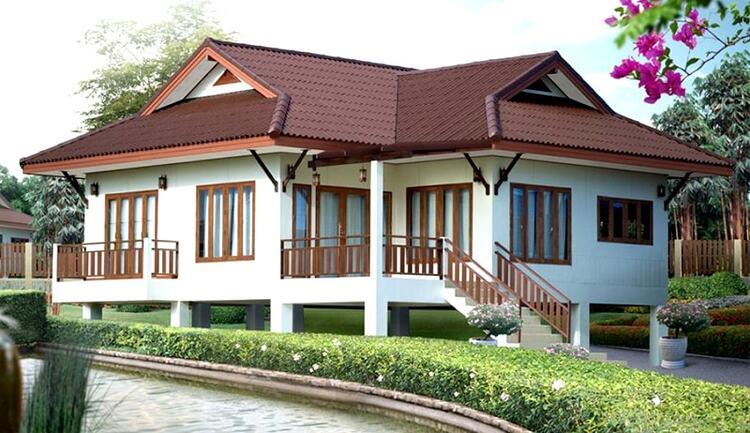 Mẫu nhà sàn bê tông 300 triệu ở nông thôn