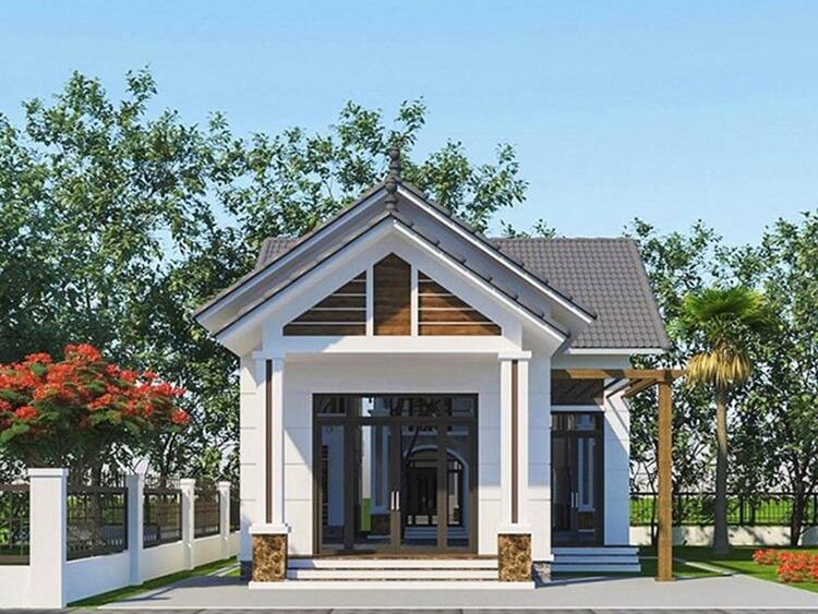 Mẫu nhà cấp 4 3 phòng ngủ ở nông thôn giá rẻ 300 triệu