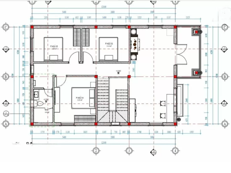 Mẫu bản vẽ nhà 2 tầng mái Nhật miễn phí, dễ thi công