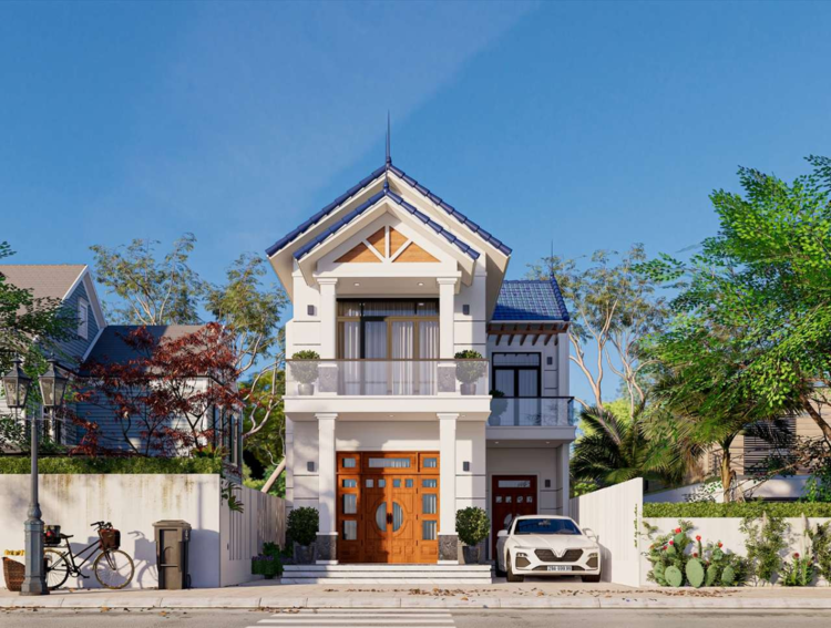 Mẫu nhà mái Thái 2 tầng có đa dạng phong cách, thiết kế linh hoạt