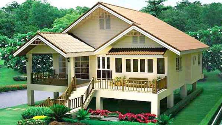 Mẫu nhà sàn bê tông đẹp nhất hiện nay