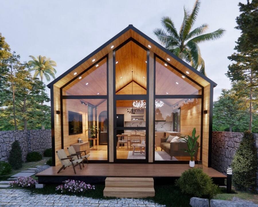 Nhà tiền chế là loại nhà được làm bằng thép