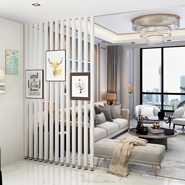 Vách trang trí phòng khách giúp tăng giá trị thẩm mỹ