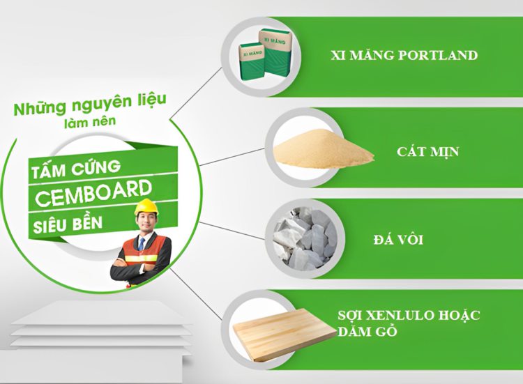 ​​​​​​​Việc hiểu rõ cấu tạo sàn Cemboard giúp chọn vật liệu phù hợp