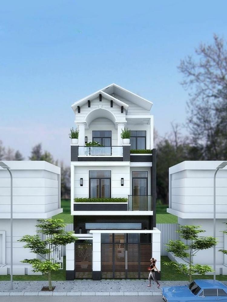 Mẫu nhà ống 3 tầng giúp tiết kiệm chi phí nhưng vẫn đảm bảo tính thẩm mỹ 