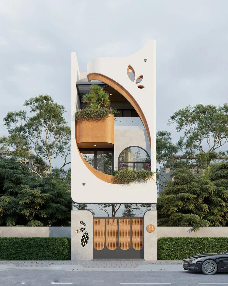 Mẫu nhà ống 3 tầng 5x20m với thiết kế hiện đại, tối ưu không gian 