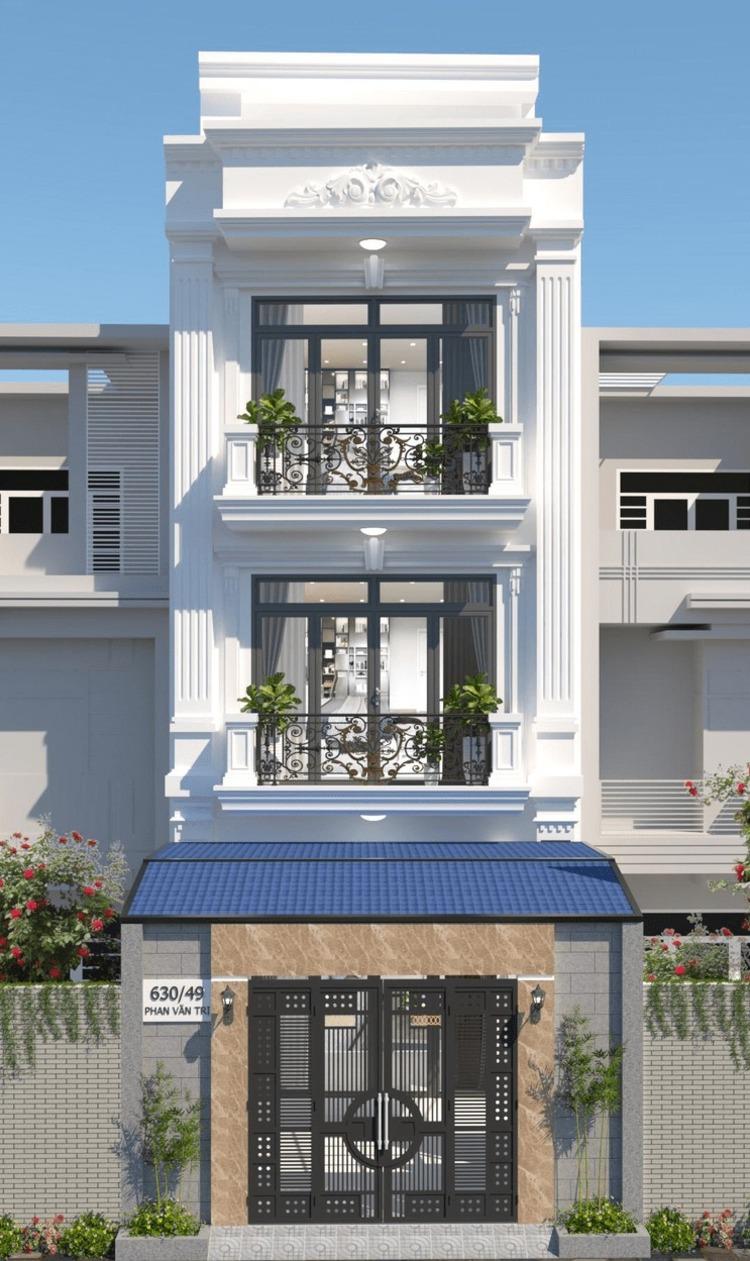 Mẫu nhà ống 3 tầng có cách thiết kế và bố trí không gian rất thông minh