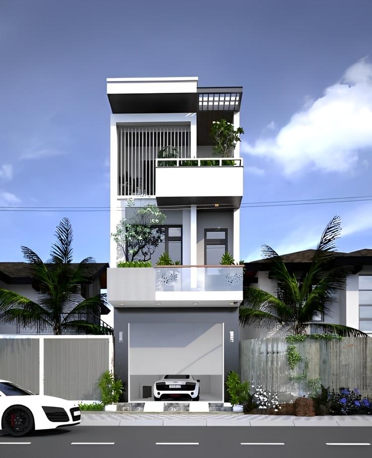 Mẫu nhà ống 3 tầng 4 phòng ngủ đảm bảo sự tiện nghi và riêng tư