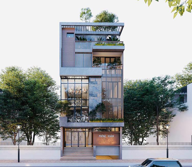  Mẫu nhà ống kết hợp kinh doanh với thiết kế hiện đại, tối ưu không gian