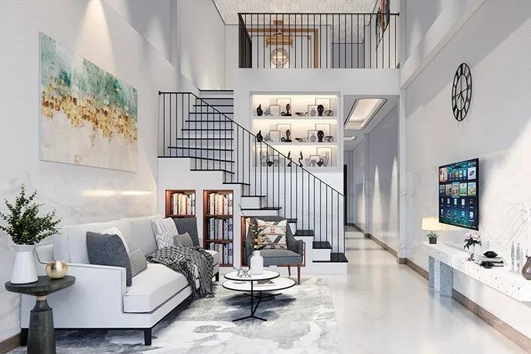 Mẫu nhà cấp 4 gác lửng 3 phòng ngủ 5x20 giá 500 triệu