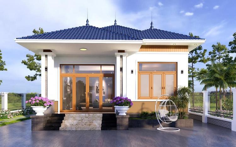 Nhà cấp 4 mái Nhật hiện đại 150m2 có chi phí khoảng 750 triệu đồng