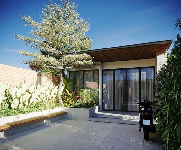 Mẫu nhà vườn cấp 4 không gian mở thiết kế thoáng đãng, tràn ngập ánh sáng tự nhiên