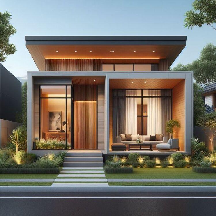 Mẫu nhà cấp 4 nông thôn 3 phòng ngủ, 1 phòng khách thiết kế hiện đại, tiện nghi