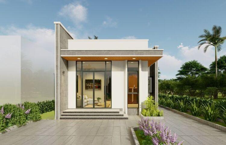 Mẫu nhà cấp 4 3 phòng ngủ 5x20m đầy đủ công năng cho gia đình từ 3 - 5 thành viên