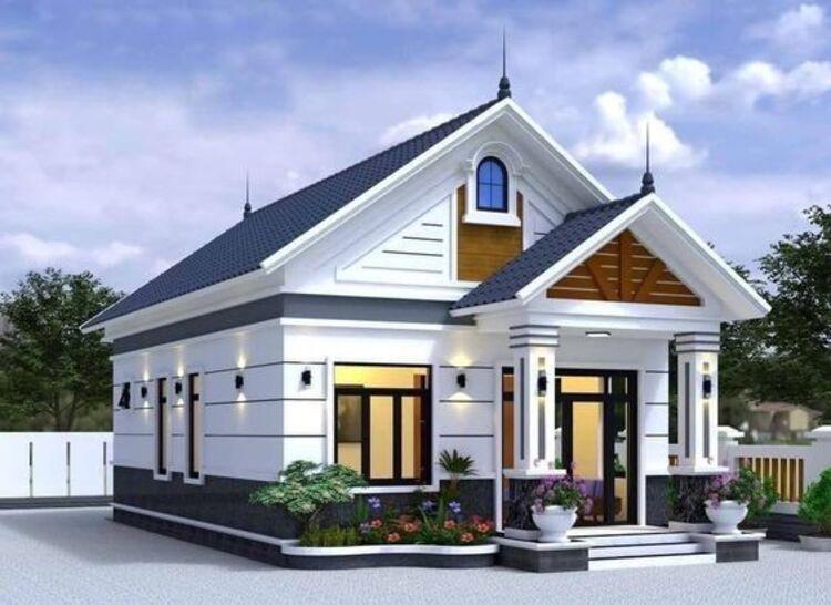 Mẫu nhà cấp 4 100m2 3 phòng ngủ, 1 thờ được thiết kế hiện đại, sang trọng