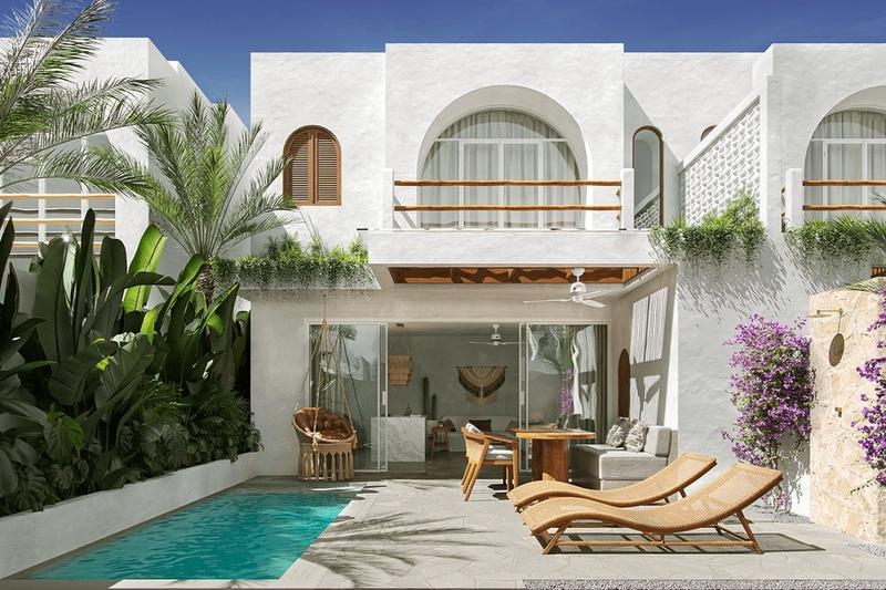 Mẫu biệt thự mini phong cách Địa Trung Hải đẹp, thoáng đãng