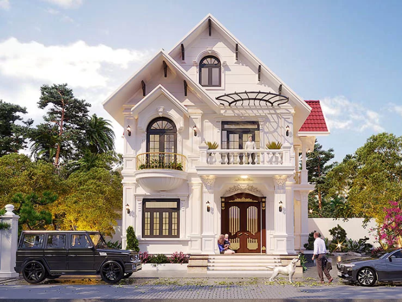 Mẫu biệt thự mini mái Thái đẹp, phổ biến ở các vùng nông thôn