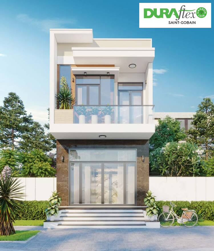 Mẫu mặt tiền nhà ống đẹp 6m mang lại tổng thể sang trọng