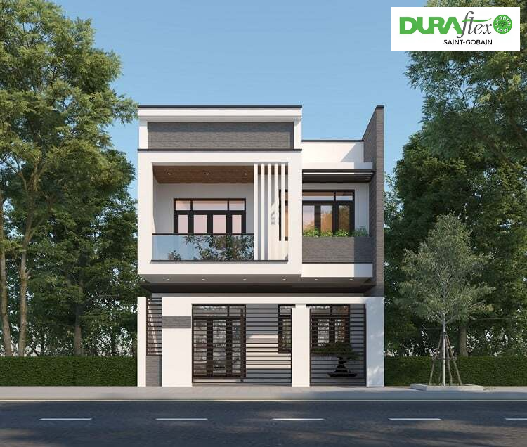 Mặt tiền nhà ống đẹp, thông thoáng, tận dụng tối đa diện tích