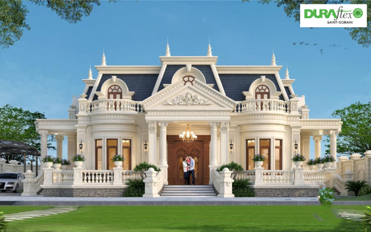 Mẫu biệt thự nhà vườn kiểu Pháp thiết kế tinh tế và đẳng cấp